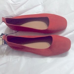 NEW Women’s Blanca Ballet Flats Women’s Size 9 Shoe Rust Red Universal Thread